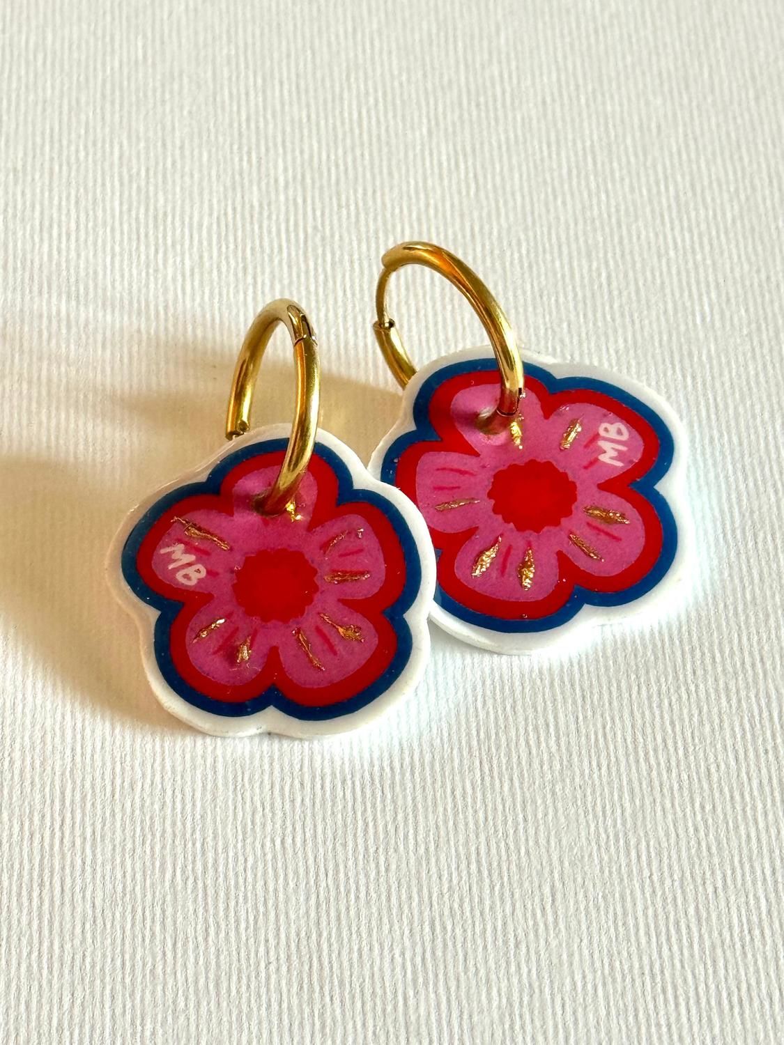 Midi Charm Flora rosado 