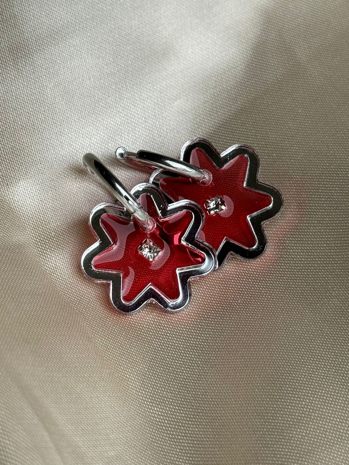 Stars Silver rojo 