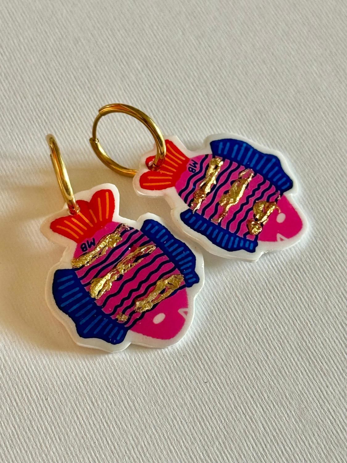 Fish Charm naranja 