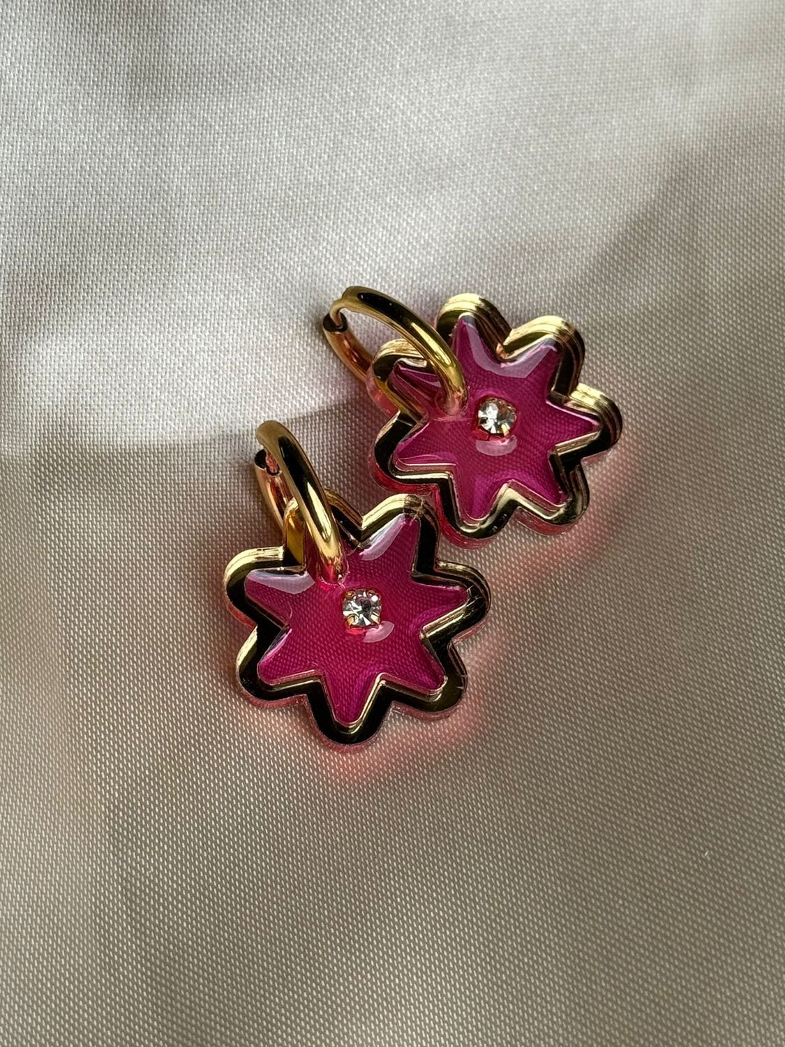 Stars Gold fucsia 