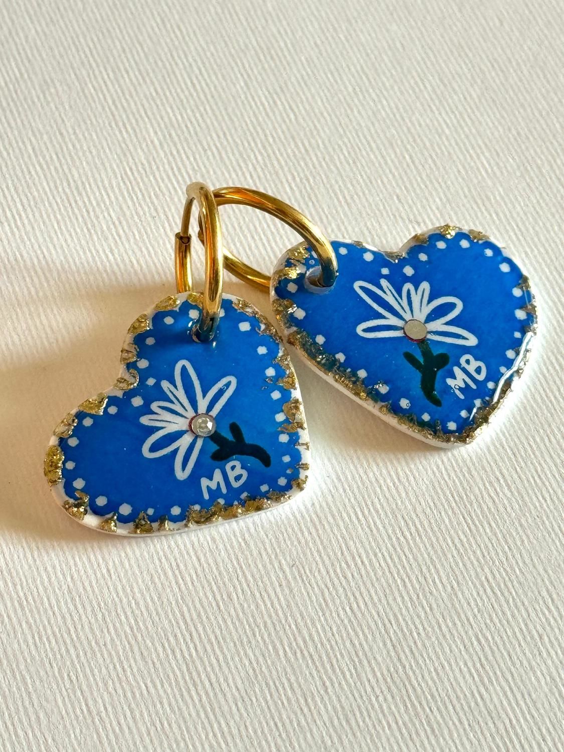 Midi Charm Dalia azul 